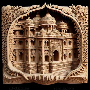 3D model New Delhi in India (STL)